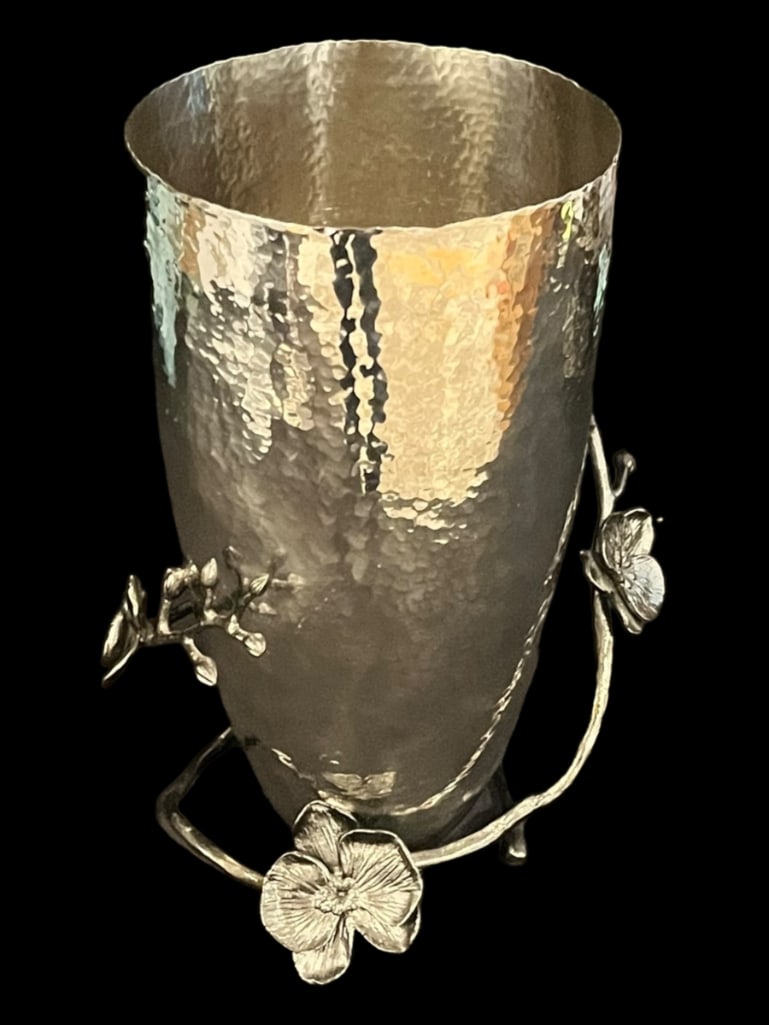 Michael Aram Handmade Large Black Orchid Vase (1 of 7)