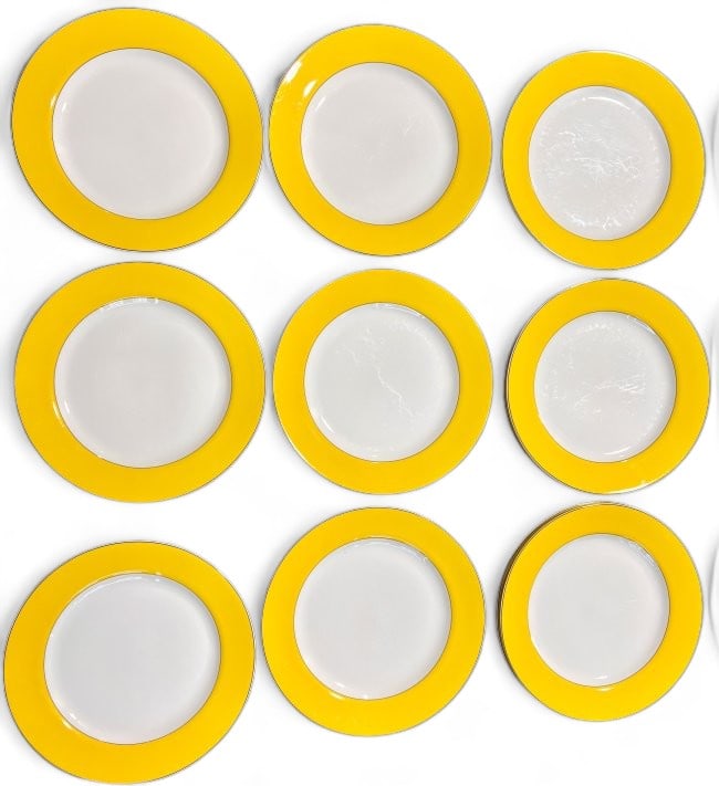 Kate Spade for Lenox Set of 12 Dinner Plates, Rutherford Yellow (1 of 4)