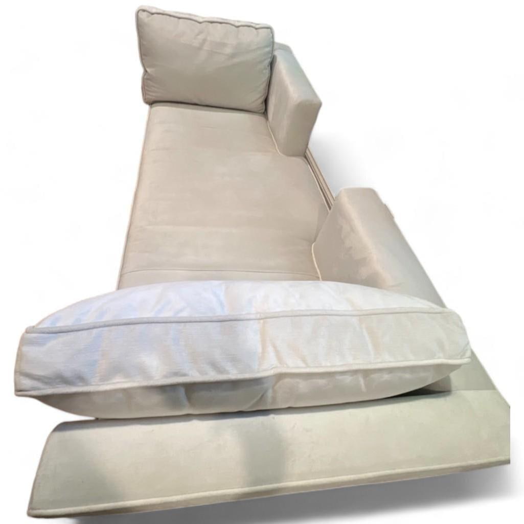 Mitchell Gold Luxurious Velvet Chaise Settee (1 of 19)