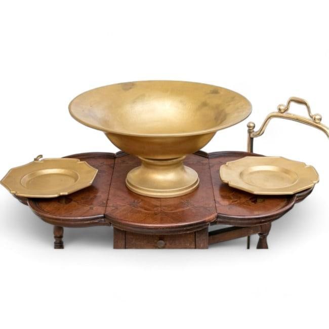 Molin Lorin Marsh, France Fruit Bowl And Two Small Matching Plates (1 of 6)