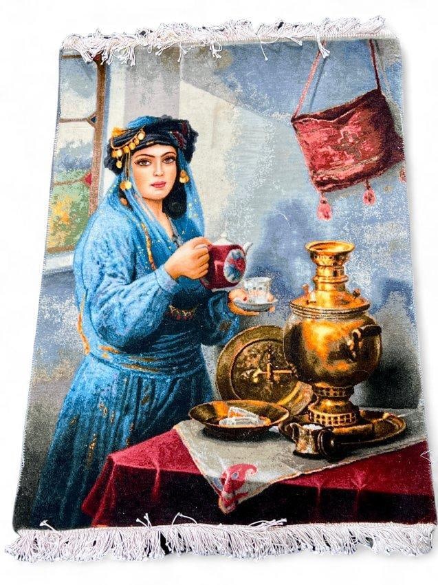 Persian Qajar Woman Tabriz Rug (1 of 3)