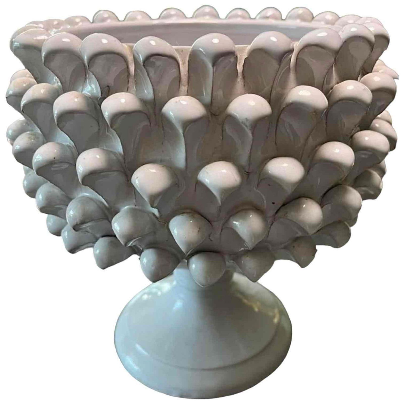 Vintage Italian Pine Cone CachePot for Good Luck and Prosperity (1 of 3)