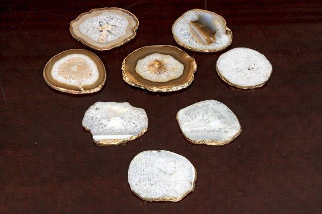 Set of 8 Jonathan Adler Geode Coasters (1 of 11)