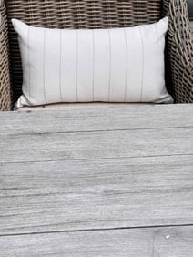 Restoration Hardware Pair of Perennials Outdoor/Indoor Lumbar Accent Pillow Covers, 12 x 18