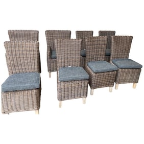 Restoration Hardware Outdoor Dining Chairs, Provence Collection, Set of 8 - Retail $5500