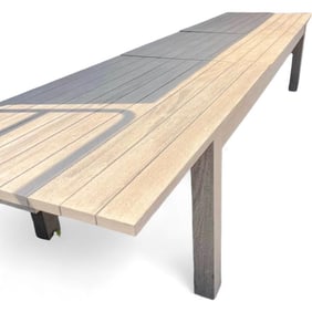 Restoration Hardware Extendable Teak Outdoor Dining Table, Belvedere Collection