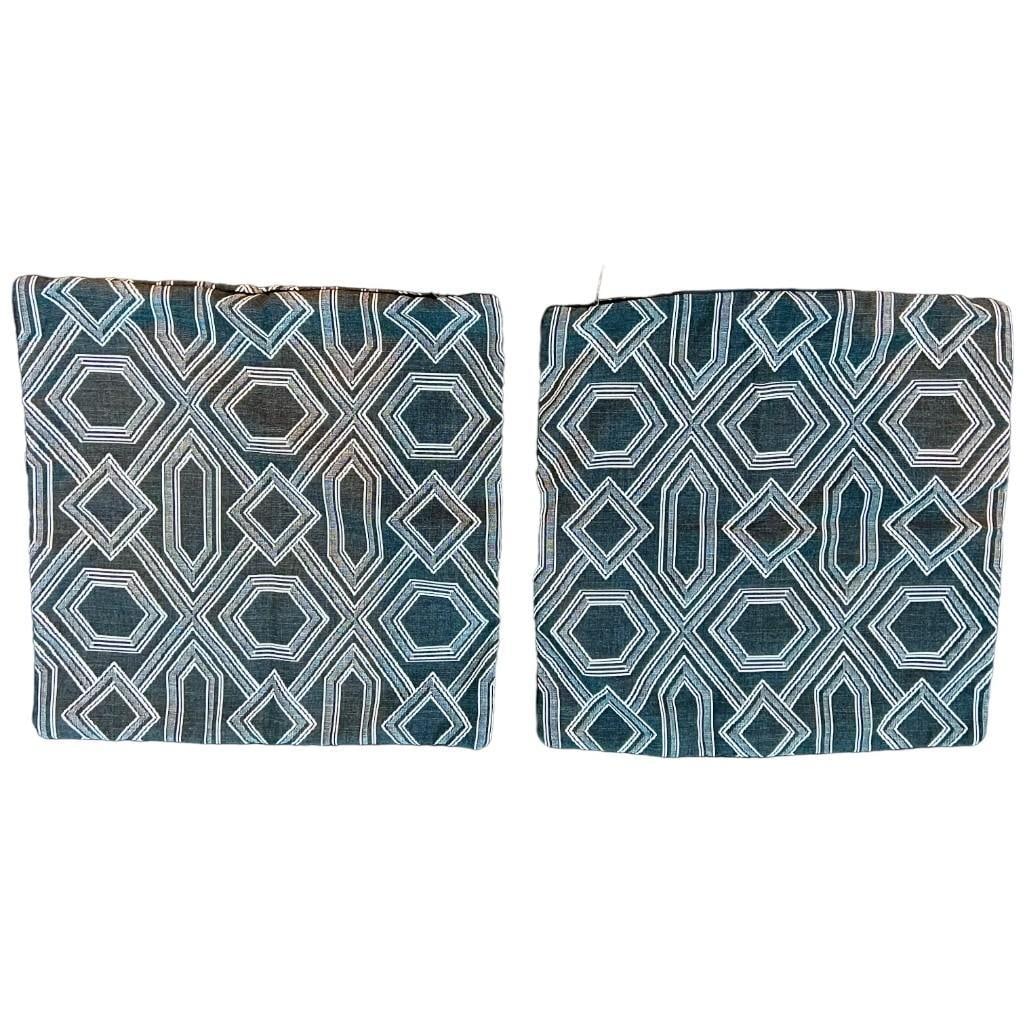 Restoration Hardware Pair of Perennials Outdoor Accent Pillows (1 of 5)