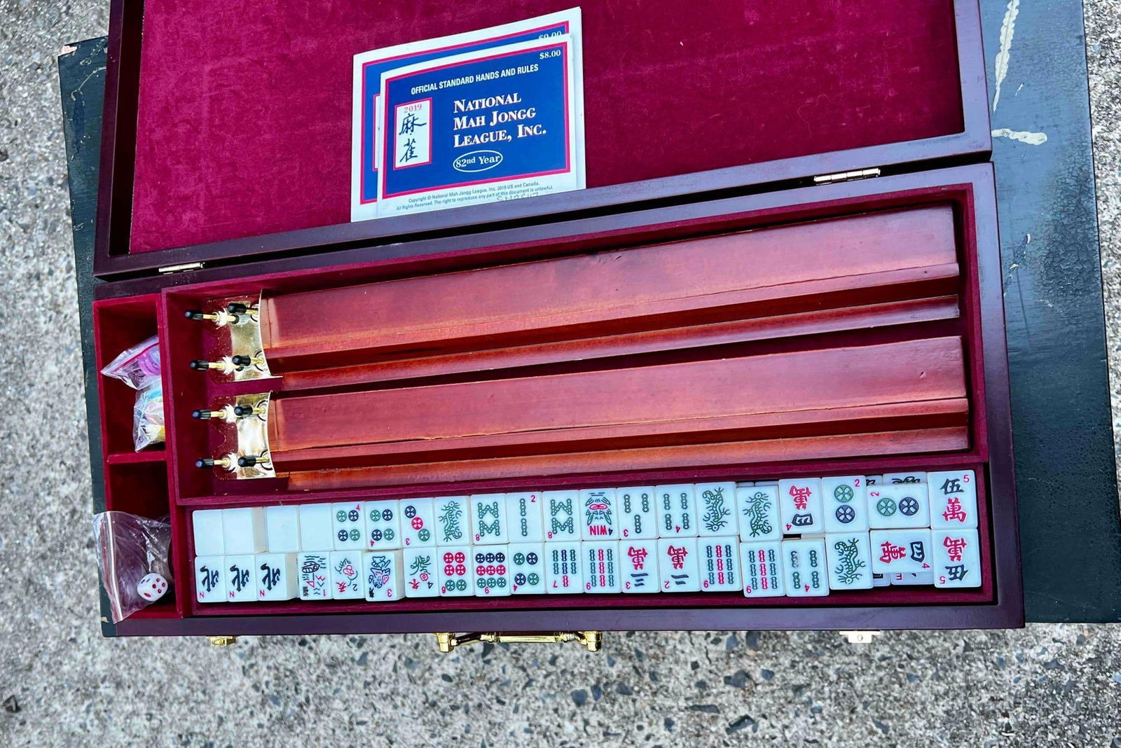 Bombay & Company Vintage MAHJONG Game Set with Case (1 of 15)