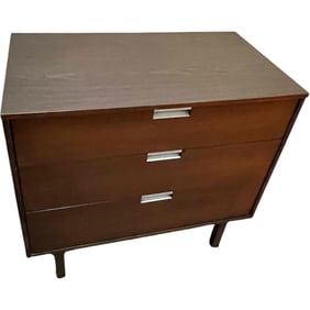 Vintage Bassett Mid Century MCM 3 Drawer Chest of Drawers with Formica Top