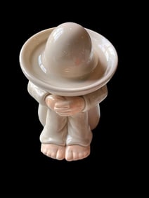 Charming Vintage Siesta Figure Jar by David Straus