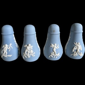 Assorted Wedgwood Jasper Items, Salt and Pepper Shakers
