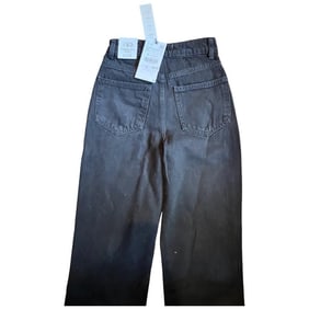 ZARA Black Diamond Studded Jeans, Straight Full Length, New with Tags, Size 32