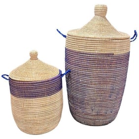 Serena & Lily La Jolla Baskets (Set of 2: Medium & Large) – Like New