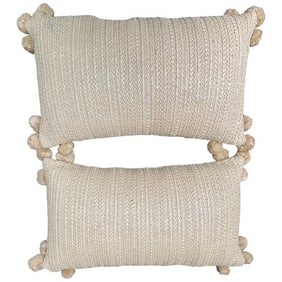 Serena & Lily Woven Lumbar Pillows – Set of Two