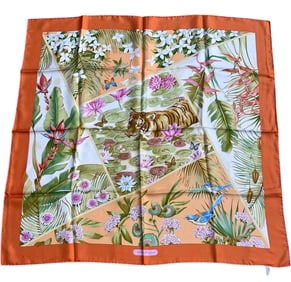 Salvatore Ferragamo 100% Silk Scarf – Made in Italy, Brand New