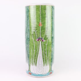 Hand-Painted Jingdezhen Porcelain Umbrella Stand