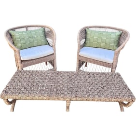 Pair of Indoor/Outdoor Lumbar Pillows