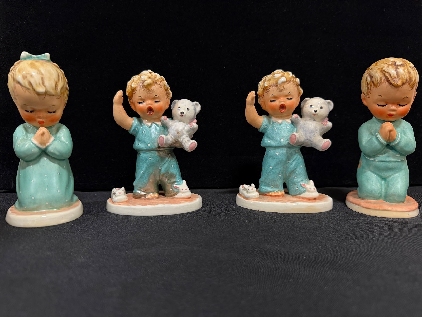 Group of Four Goebel Hummel Porcelain Child Figurines (1 of 19)