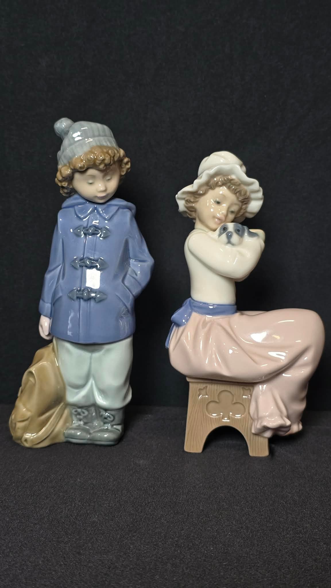 Pair of Nao by Lladro Child Figurines (1 of 5)