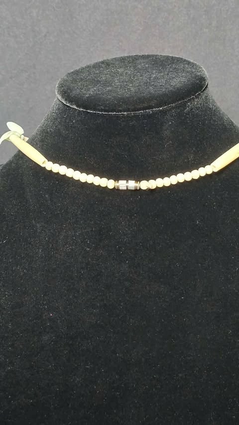 Two Natural Shell Chip Necklaces - 4