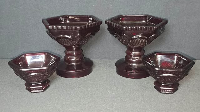 Avon 1876 Cape Cod Ruby Red Glassware Collection (Large Assortment) - 8