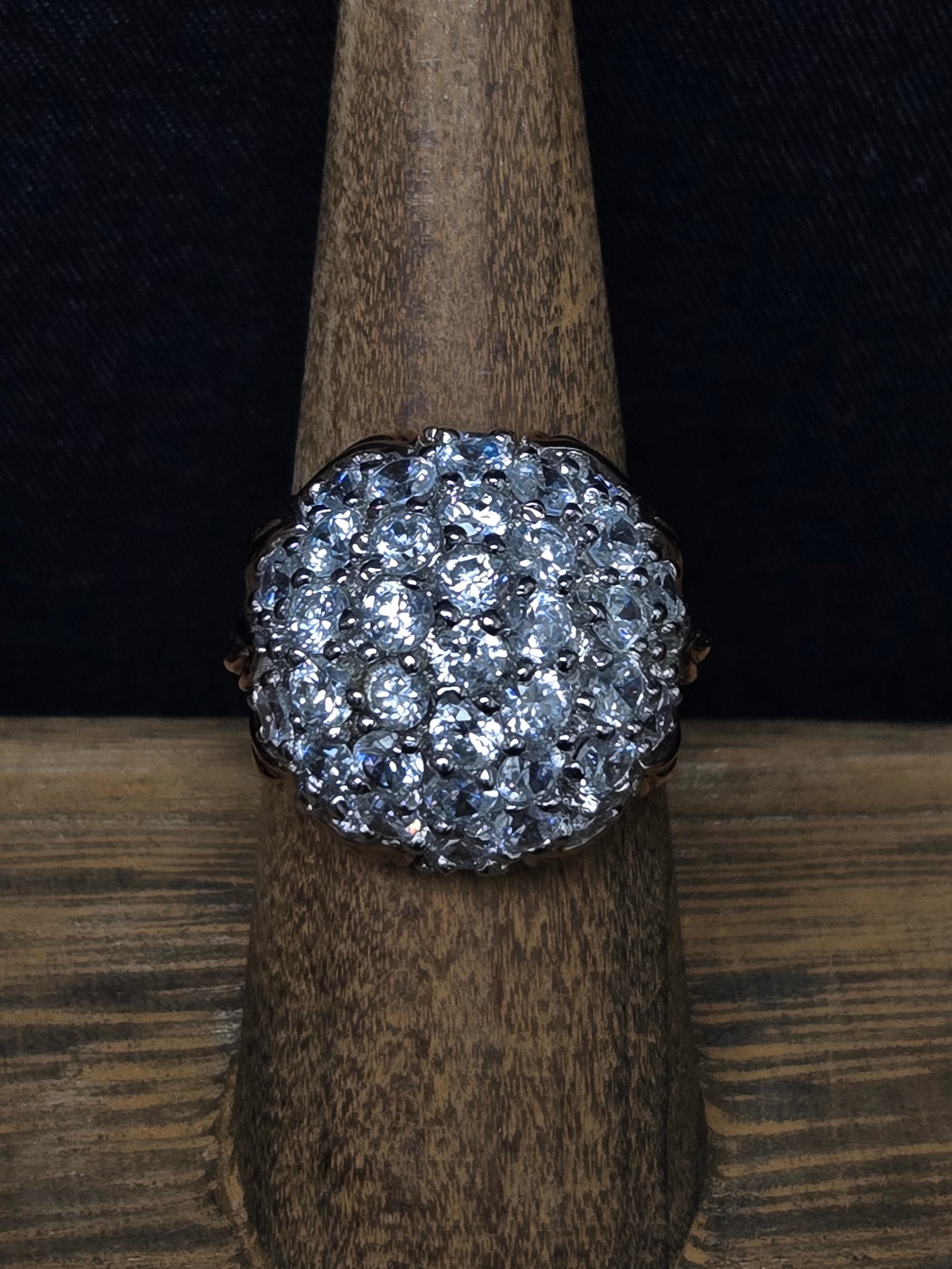 0.925 Dome Cluster Ring - 3