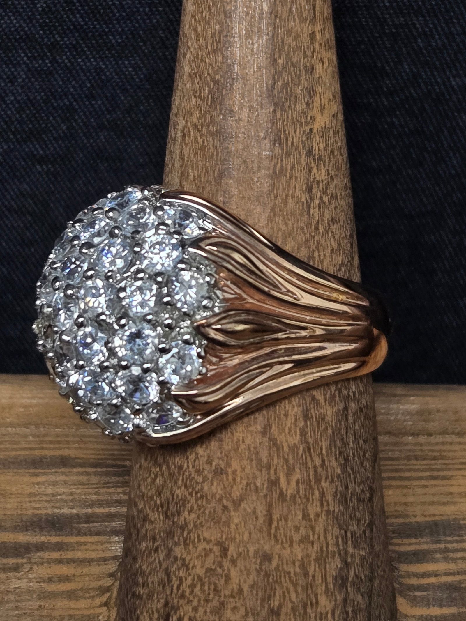 0.925 Dome Cluster Ring - 4