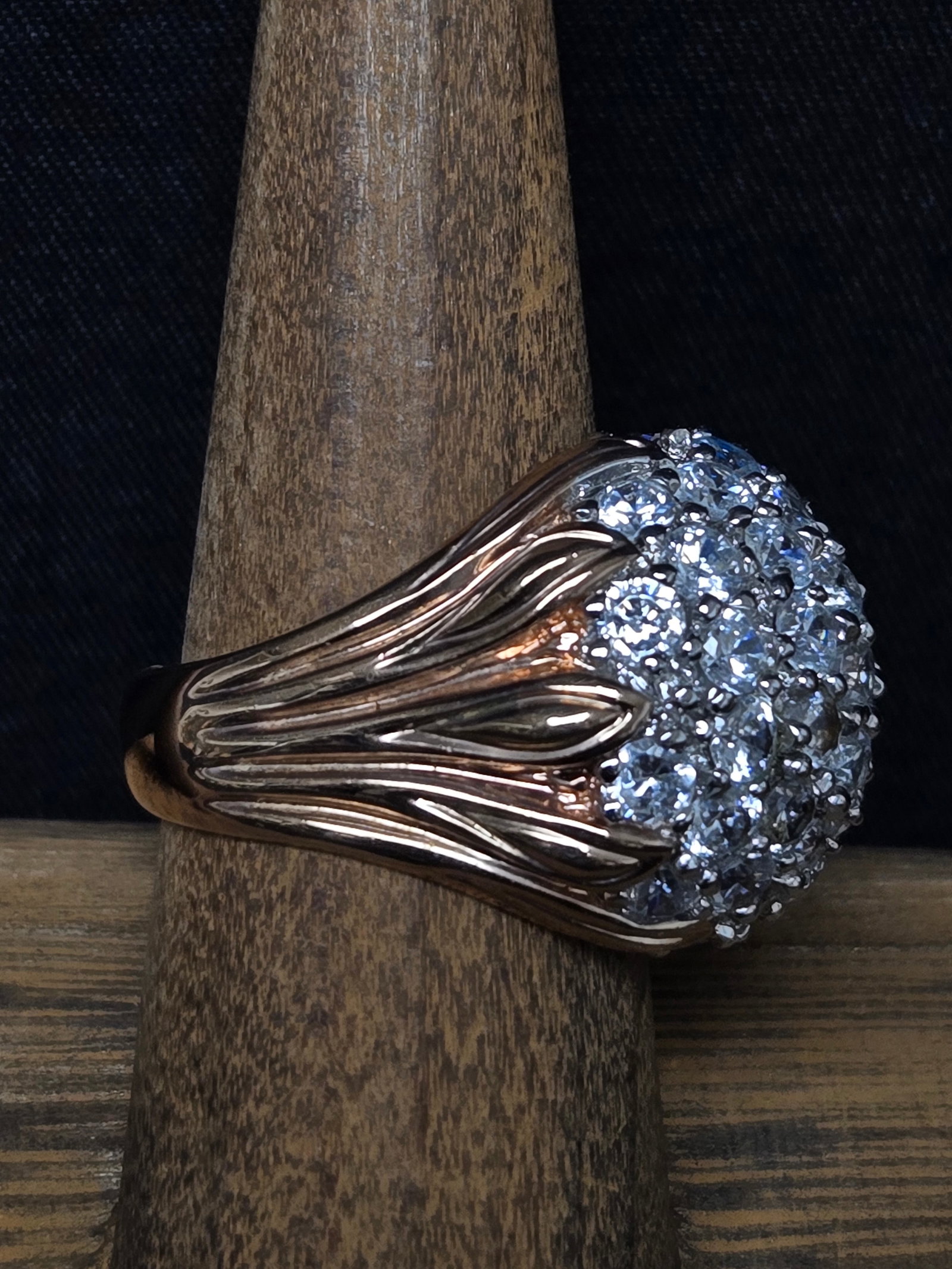 0.925 Dome Cluster Ring - 5