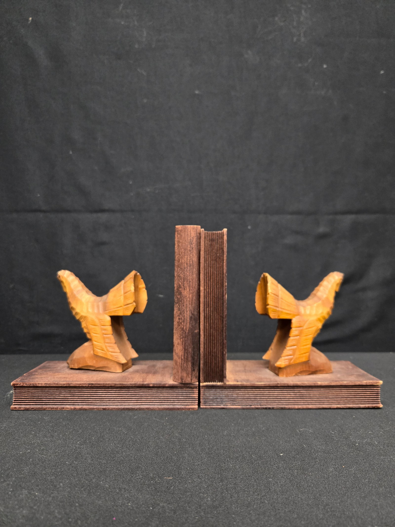 Set of Antique Turkey Bookends (2pc) (1 of 3)