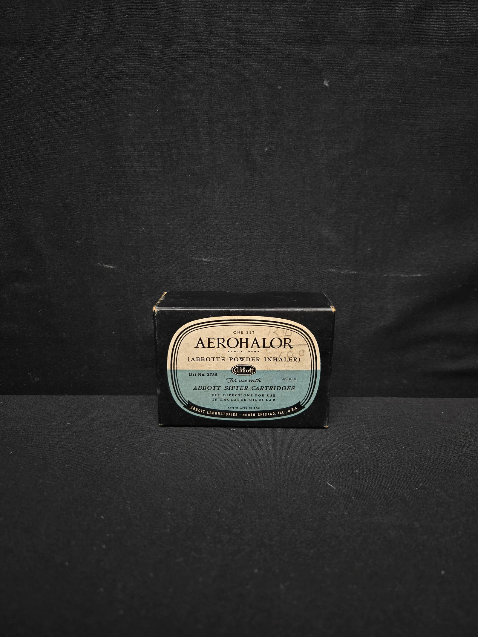 Vintage Abbot Powder Aerohalor Inhaler In Box
