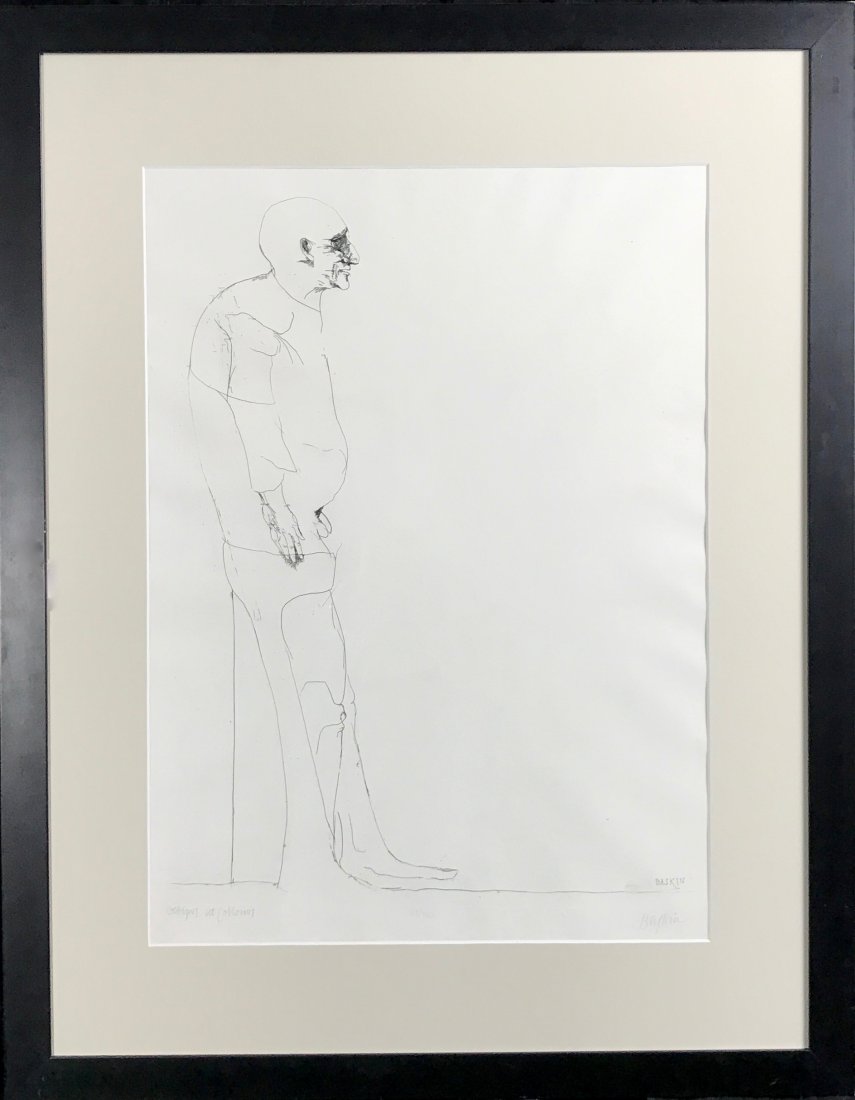 Leonard Baskin (1922 - 2000): Oedipus at Colonuslithograph 47/10026x18.527x19.5signed on plate and pencil on rightPrivate collection