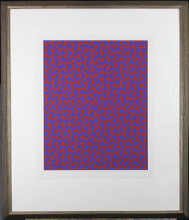 Anni Albers (1899 - 1994): Painting Title: Geometric Pattern, 1970 Medium:  serigraph, 87/100 Size: 19.75x16 Signed: signed and dated lower right