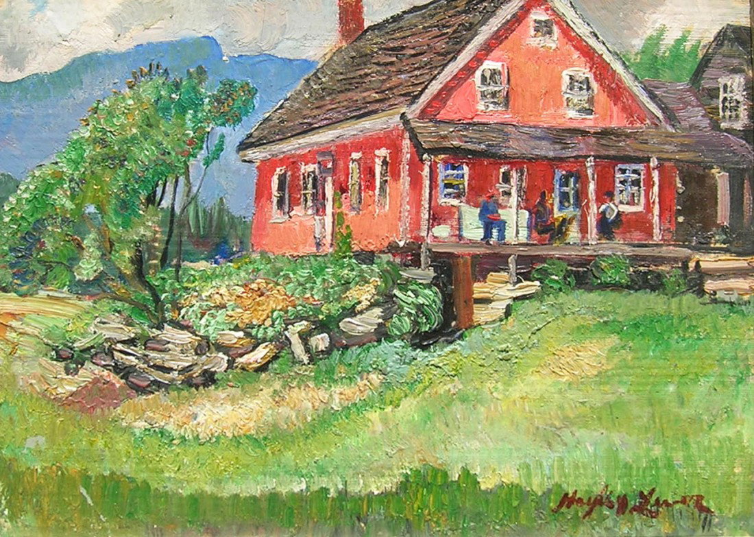 Richard Hayley Lever (1875-1958): Title: Martha's Vineyard, 1935 Medium: oil on canvas Size: 10 x 12 Signed: signed lower right