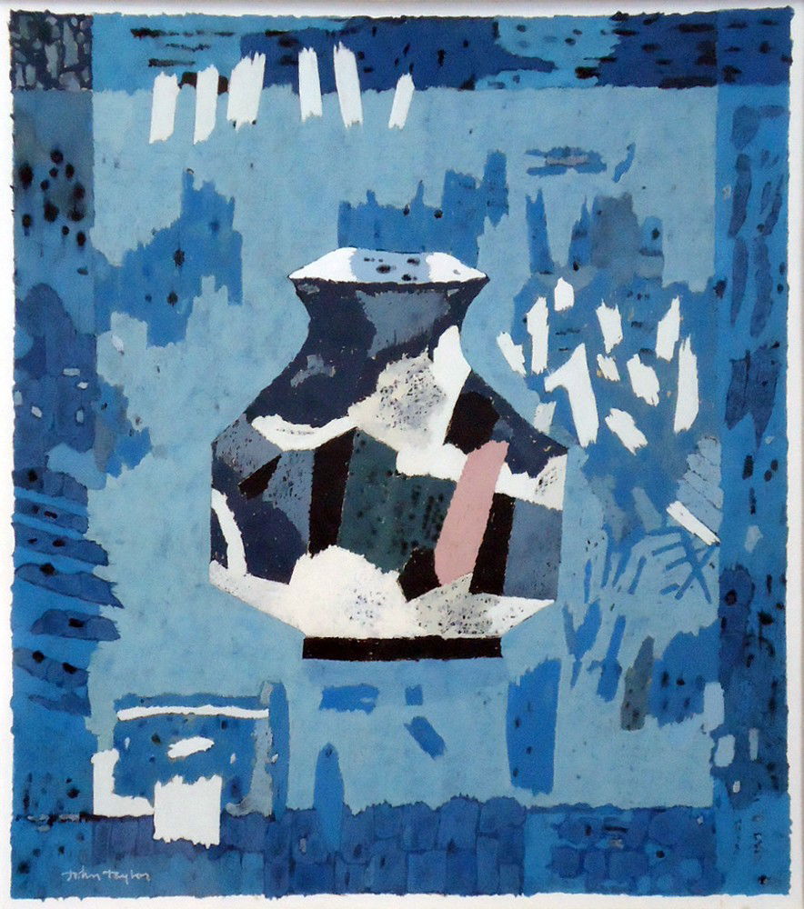 John Taylor (1897-1983): Title: Imaginary Vase #3 Date: c. 1950 Medium: Gouache on paper Size: 20x17 Signature: SLL All lots are framed unless otherwise indicated.