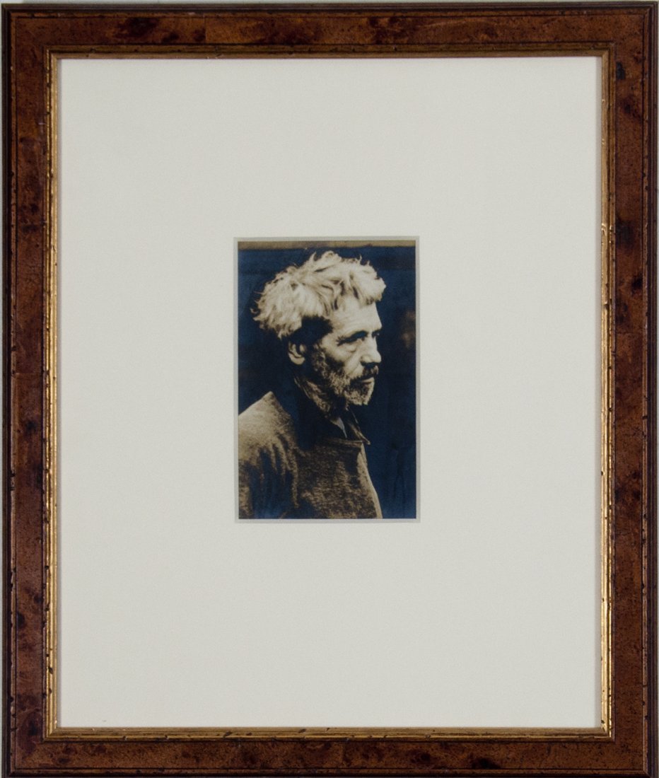 Konrad Cramer (1888 - 1963): Title: Portrait of Hervy White c. 1935 Medium: photograph Size: 6.5x4.25 Size in Frame: 17.5x15 Signed:
