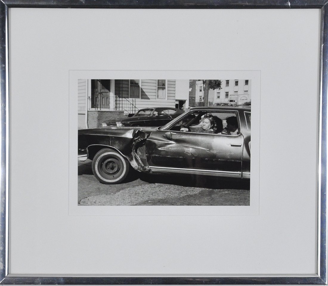 Helen Levitt (1913 - 2009): Title: New York, 1939 Medium: silver gelatin Size: 8x11 Size in Frame: 17.5x21 Signed: