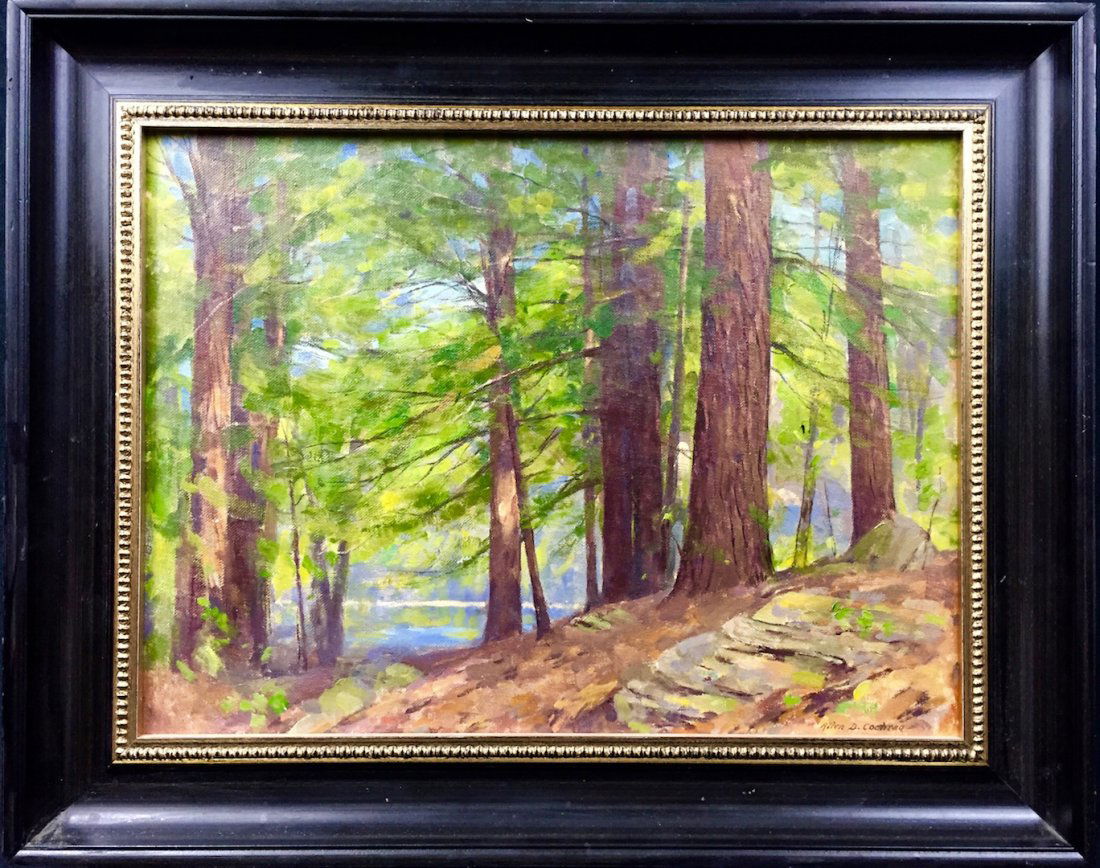 Allen Cochran (1888-1971): Woodstock Landscape, c. 1930, oil on board, 12x16, signed lower right, Provenance: private collection, excellent condition