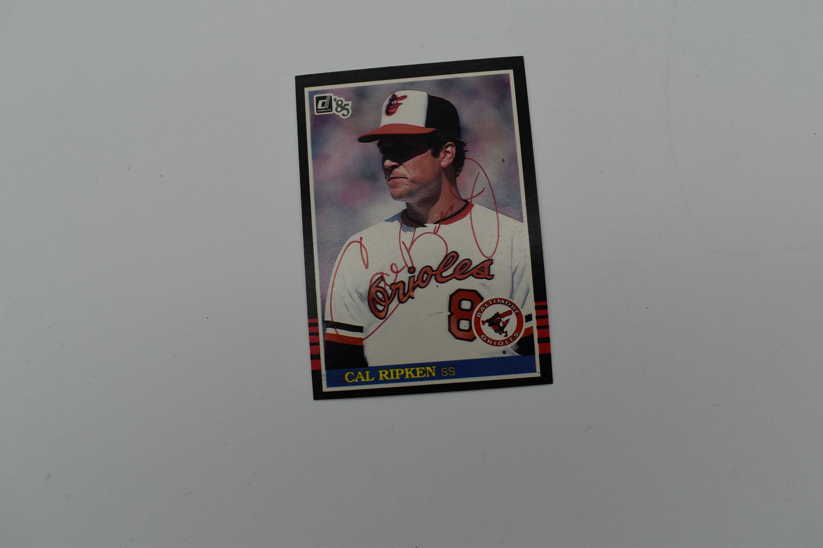 Cal Ripken autographed baseball card (1 of 1)