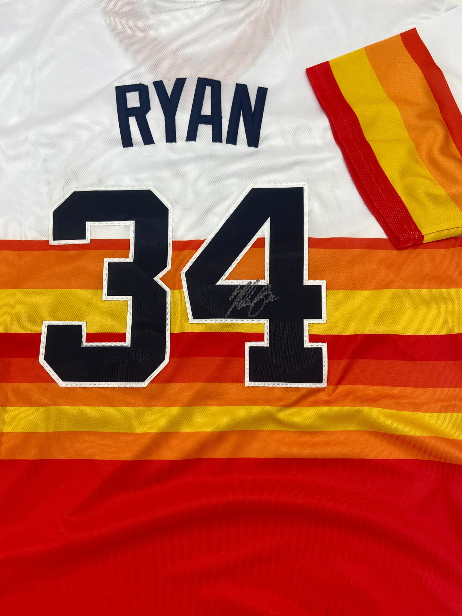 Nolan Ryan autographed jersey (1 of 1)