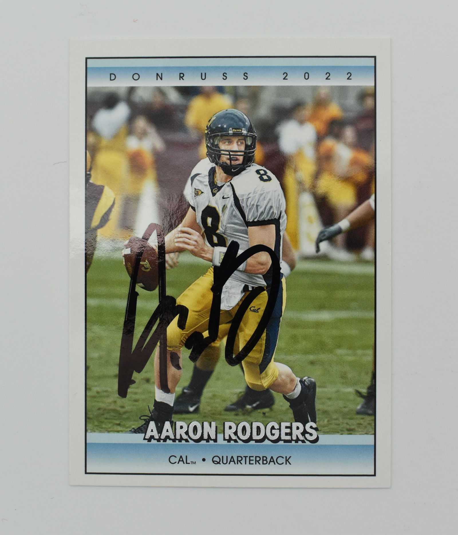 Aaron Rodgers signed Donruss 2022 (1 of 1)