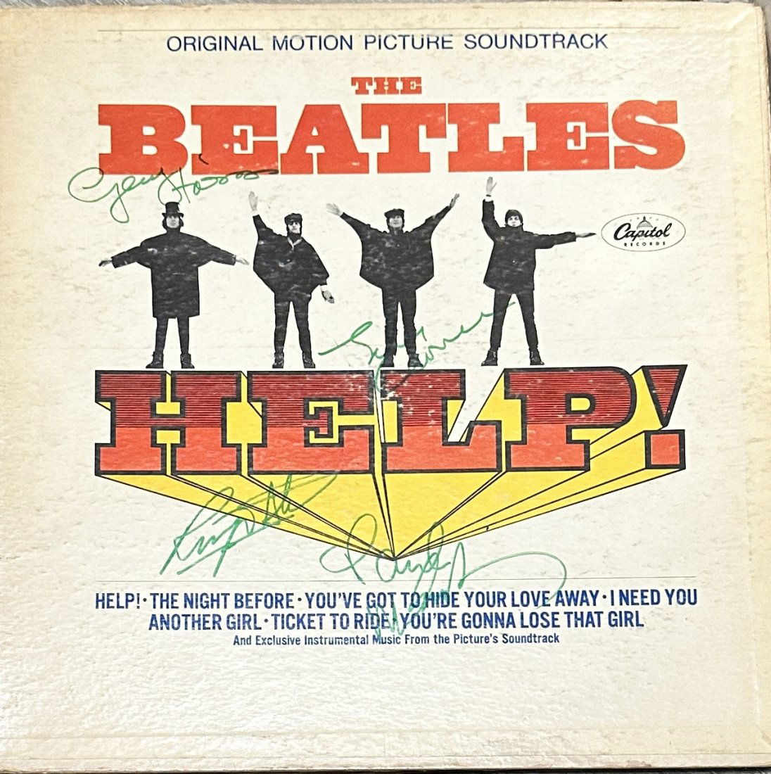 The Beatles Autographed Help Album (1 of 1)