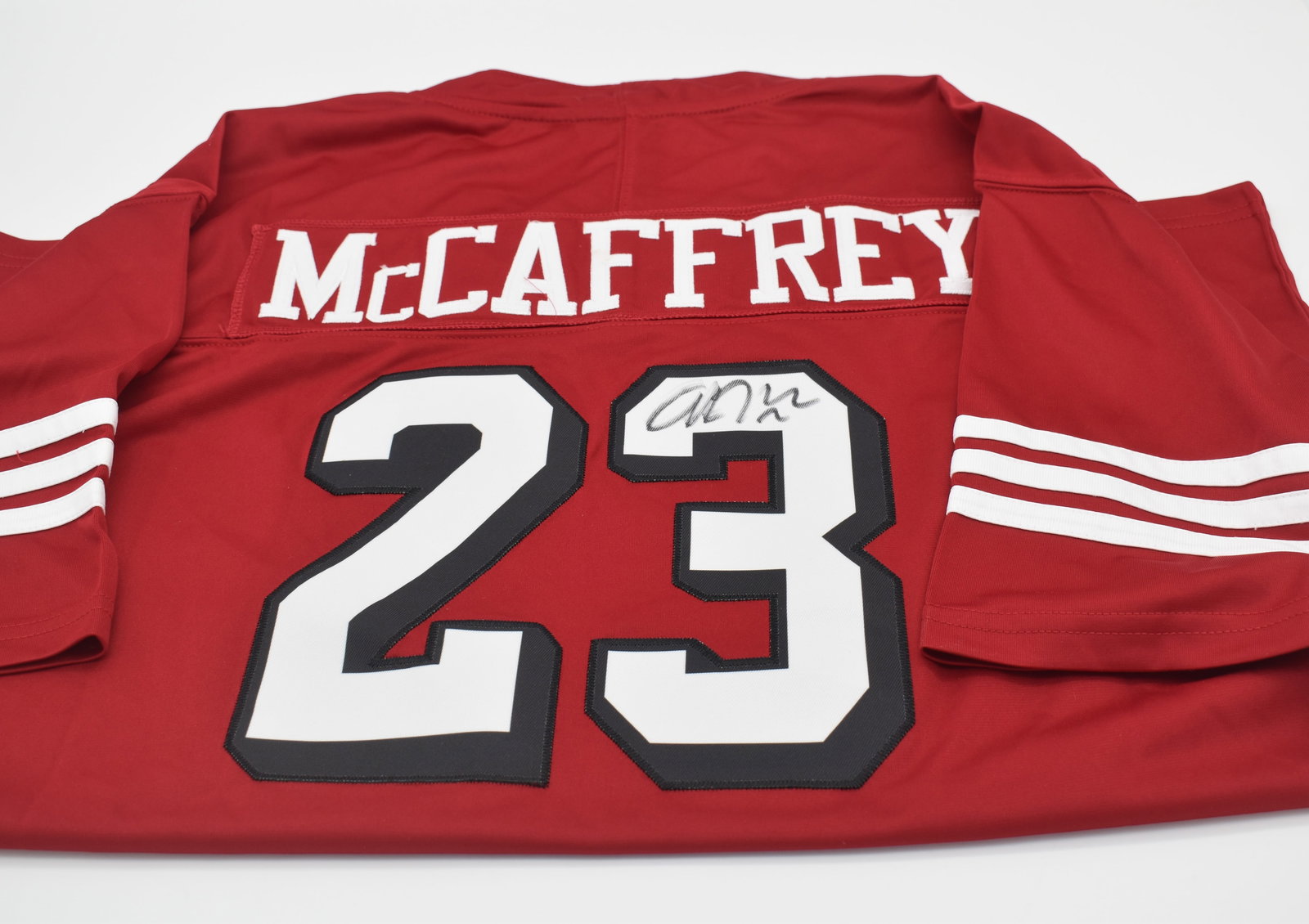 Christian McCaffrey autographed jersey (1 of 2)