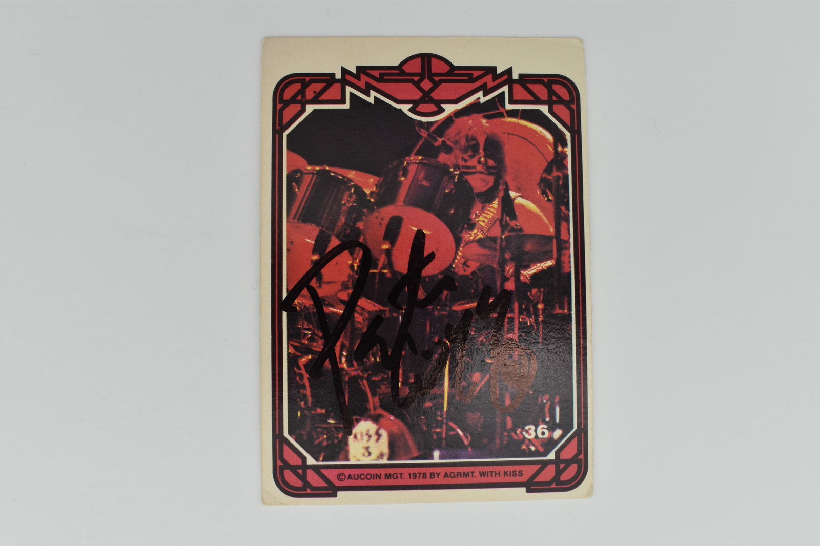 Peter Criss Autographed 1978 card (1 of 1)