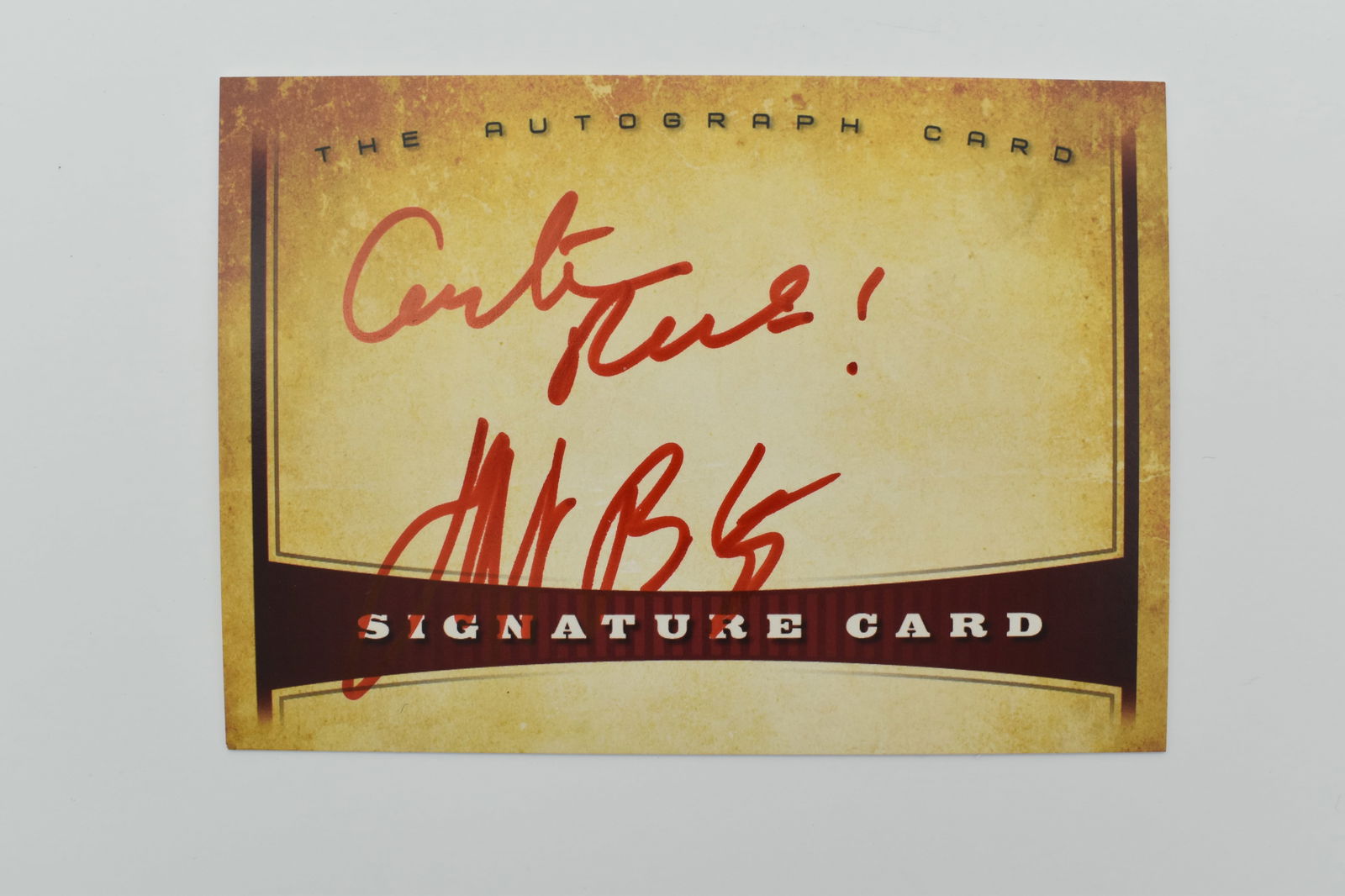 Jeff Bezos autographed card (1 of 1)