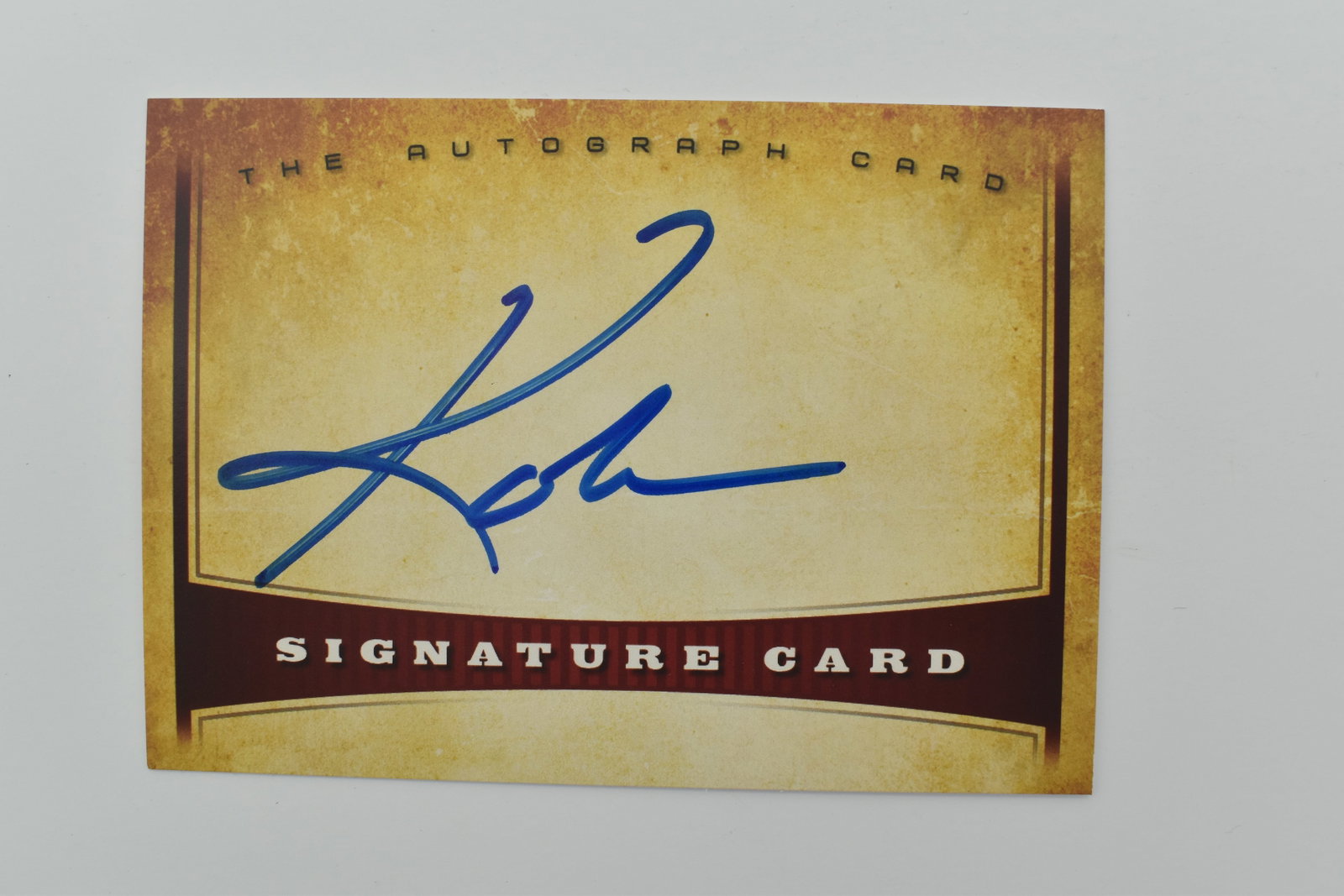 Kobe Bryant autographed card: If you have any questions about an item, please message on LiveAuctioneers or send an email to bids@hiramsah.com . Displays listed are mockup photos unless listed differently in the description, Displ