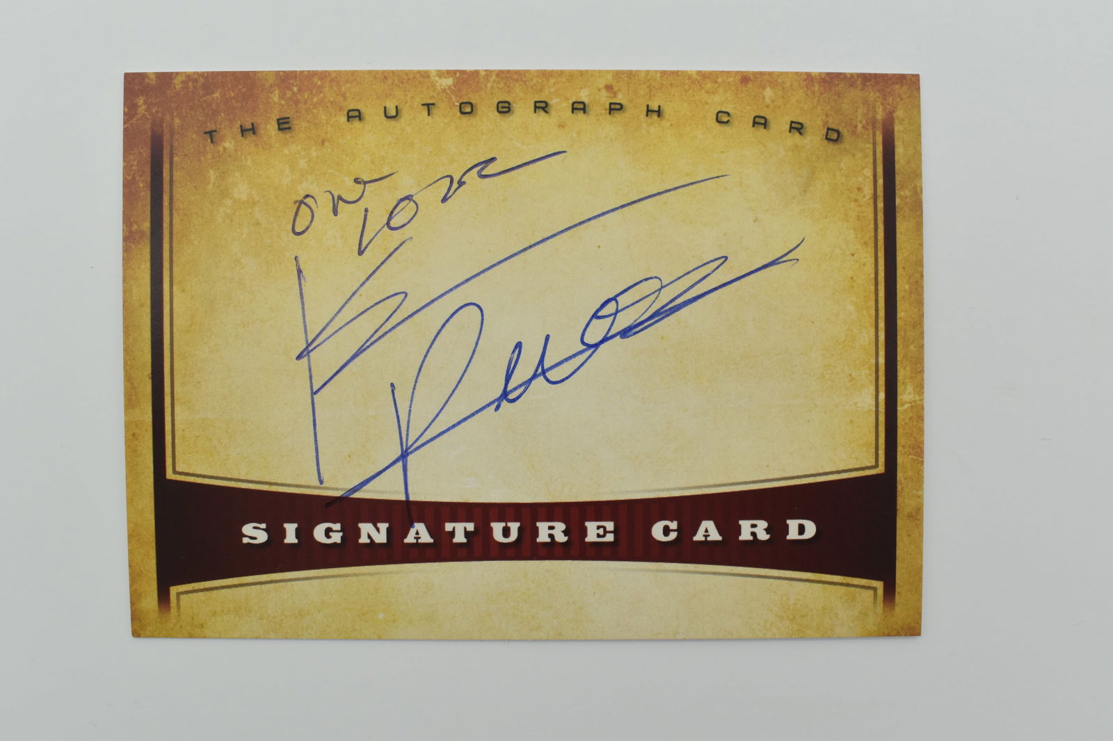 Keith Richards autographed card (1 of 1)