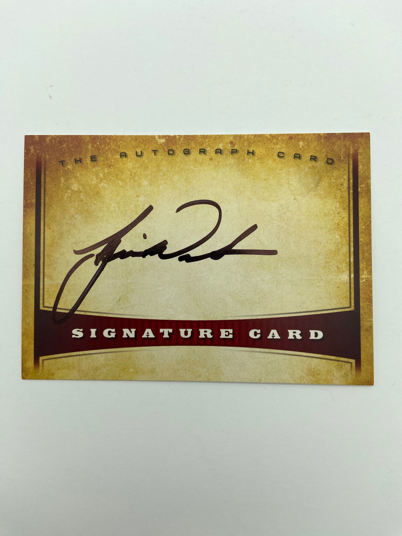 Tiger Woods autographed card (1 of 1)
