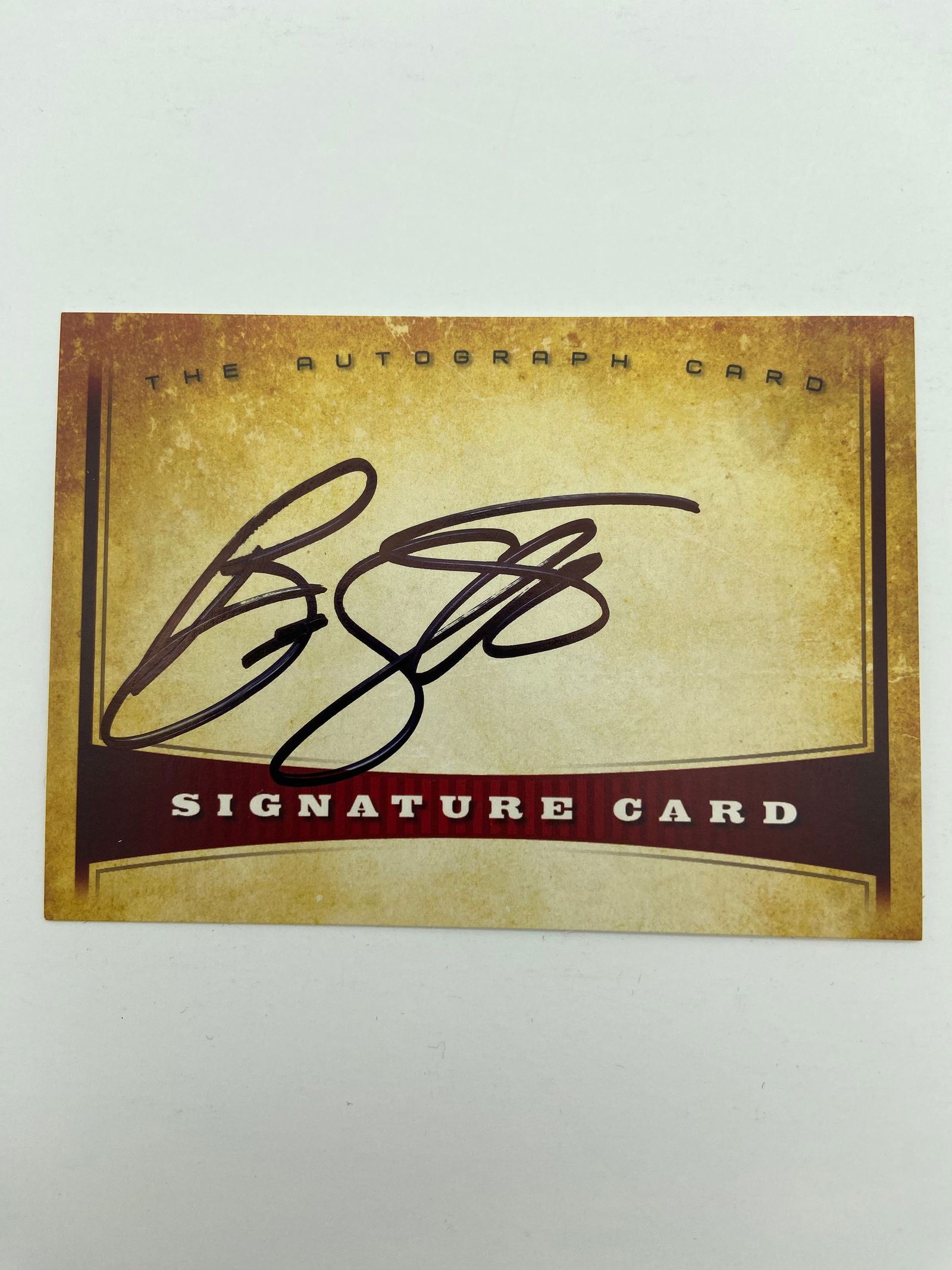Bruce Springsteen autographed card (1 of 1)
