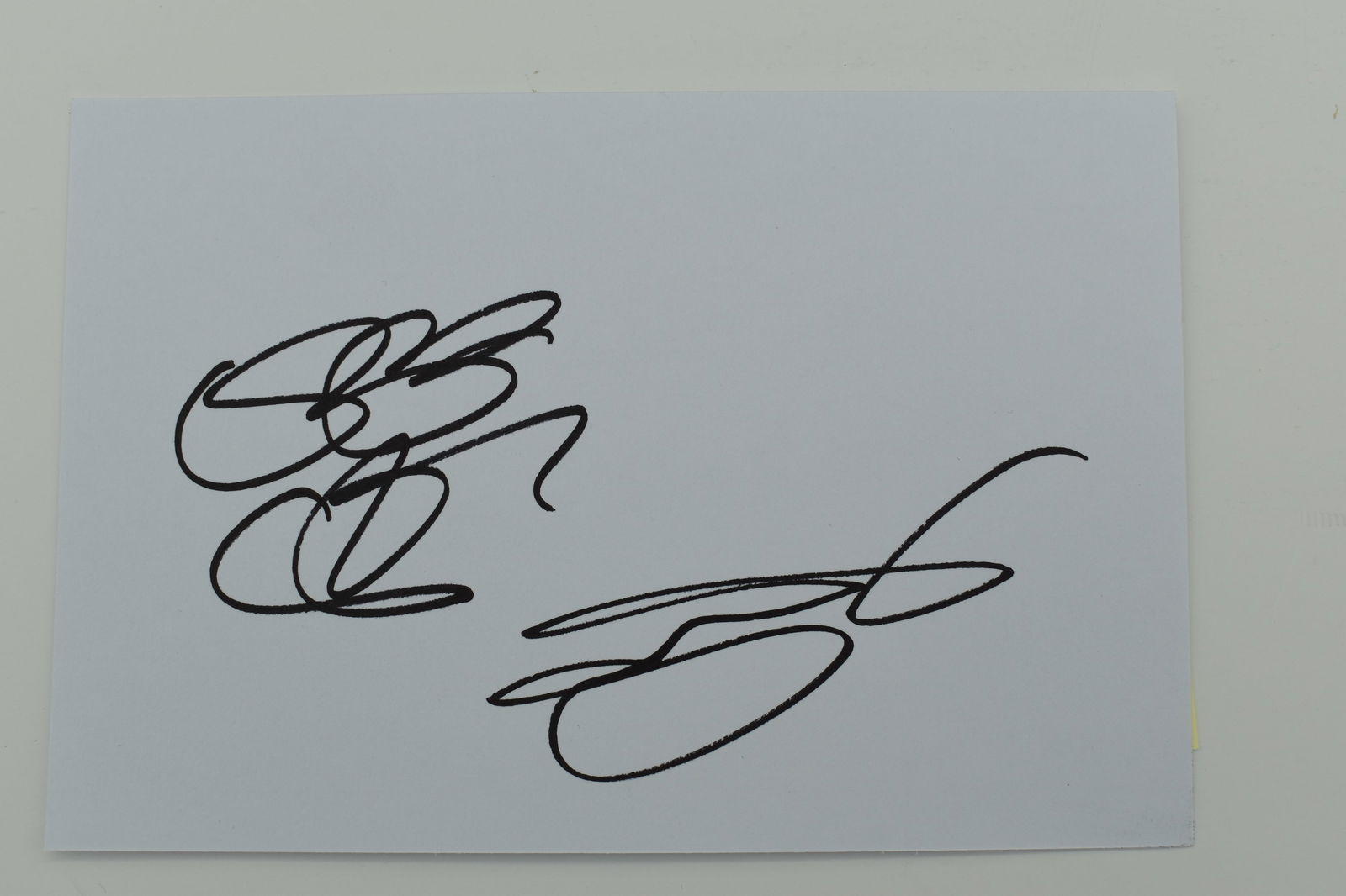 Ozzy and Tony Iommi autographed card: If you have any questions about an item, please message on LiveAuctioneers or send an email to bids@hiramsah.com . Displays listed are mockup photos unless listed differently in the description, Displ