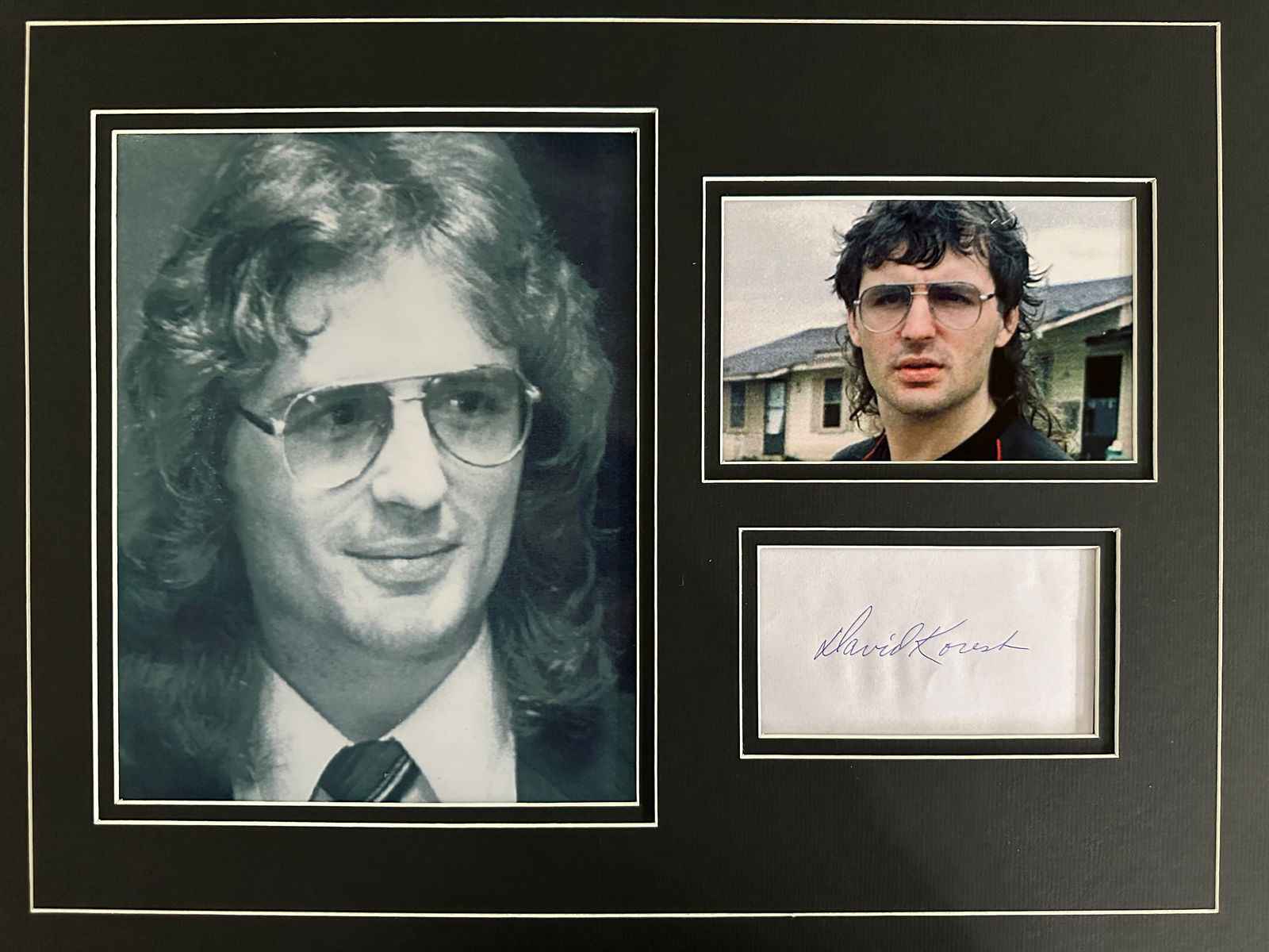 David Koresh photo & signature matted display (1 of 1)